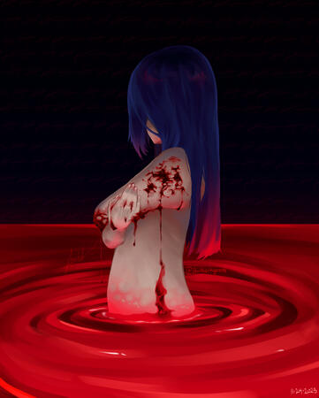 Blood [Self-portrait]