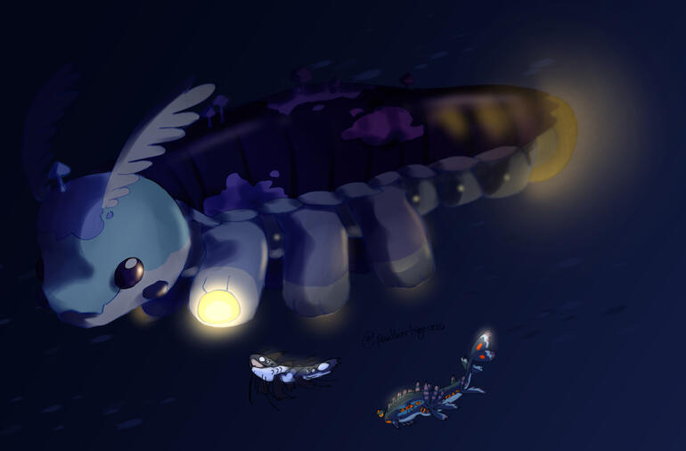 Minawii, Magnacetus, Eigion Warden (Creatures of Sonaria)