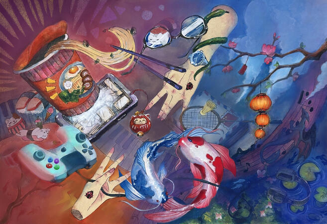 Gouache & Digital